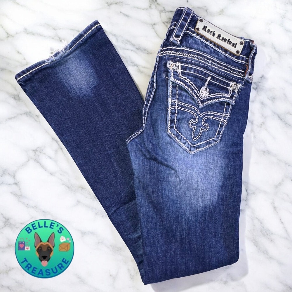 Rock Revival Blue Boot Cut Jeans
